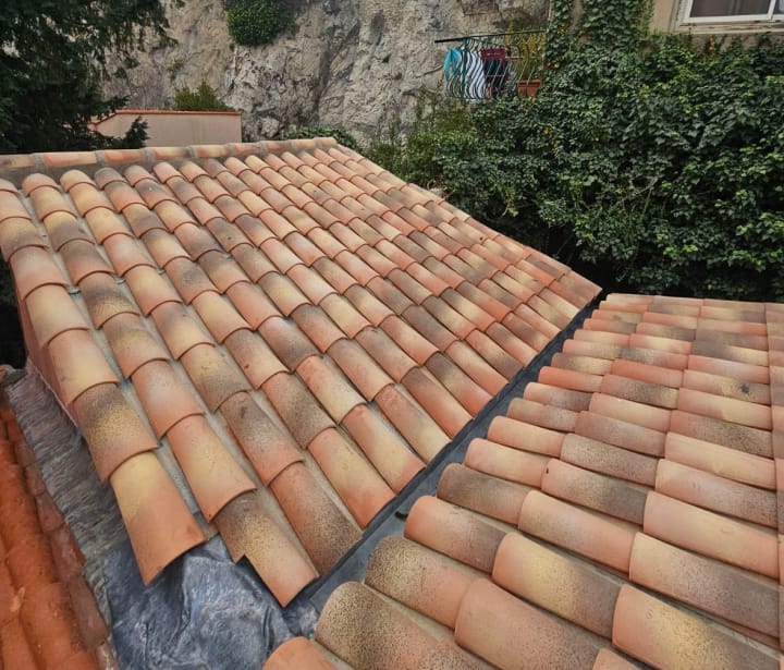 Nettoyage haute pression dun toit à Pessac traitement préventif anti-mousse