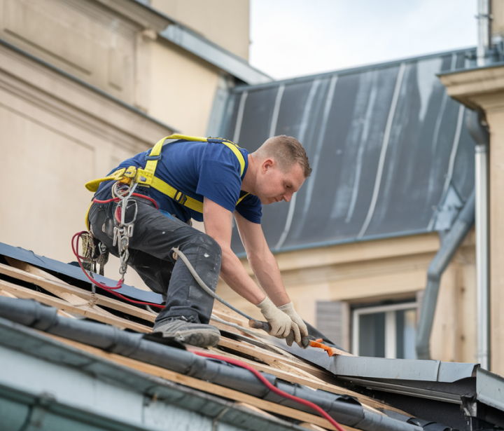Toiture réparée après infiltration à Mérignac fuite localisée et colmatée